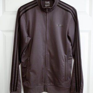 Adidas 3-Stripe Tricot Regular Track Jacket - Grey - S